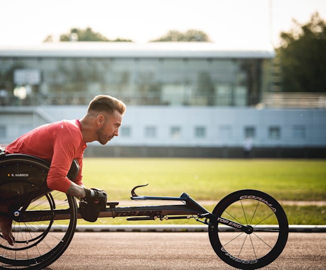 Para-athlète Roger Habsch - Wings for Life World Run