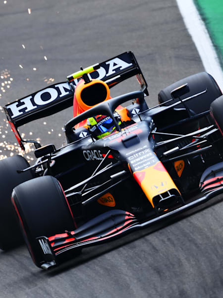 Sergio Perez On The Front Row With Max Verstappen P3