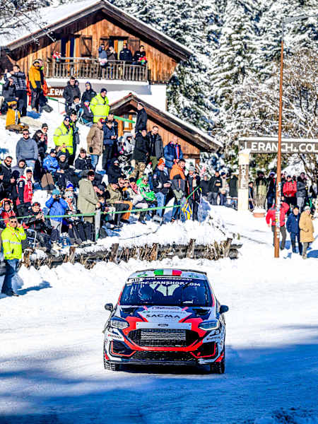 Matteo Fontana stunned the rallying world on Sunday