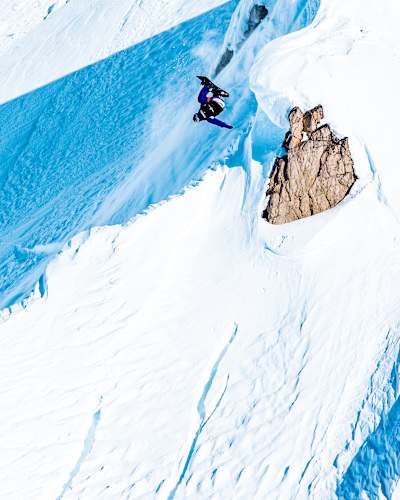Mark McMorris competes in the men's semi final at Red Bull Natural Selection Tour at Tordrillo Mountain, Alaska, USA on 21 March, 2021.