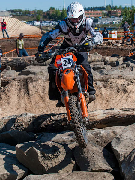 Competitors perform at Red Bull Rocks & Logs in Calgary, Canada 