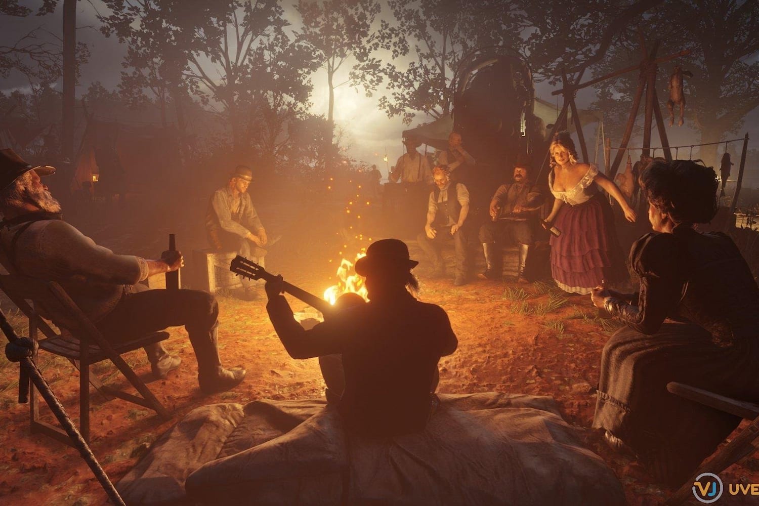 Red Dead Redemption 2 Van der Linde camp +strategies+