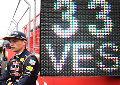 Portrait of Red Bull Racing driver and the youngest ever F1 race winner Max Verstappen