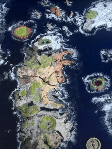 Henri Hihacks a reproduit la carte de World of Warcraft.