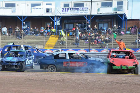 Banger racing is one of the cheapest ways to go racing