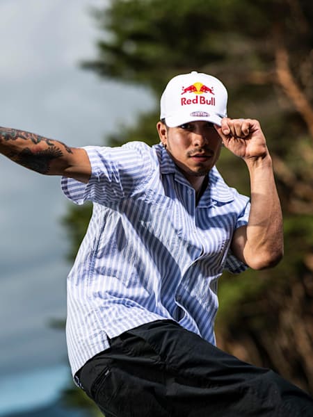 Victor poses for a portrait in Hakodate during the Red Bull Dance Tour in Japan on June 26, 2019.