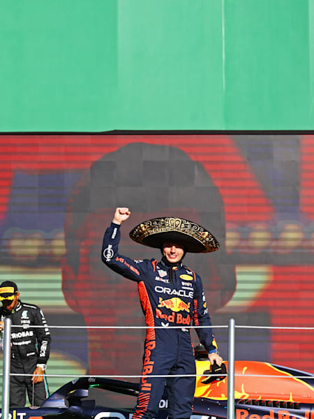 Max Verstappen of Oracle Red Bull Racing at the Mexico City Grand Prix on October 29, 2023.