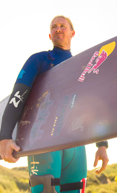 Andrew Cotton poses for a portrait during a photoshoot in Devon, United Kingdom on June 17, 2020.