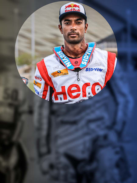 CS Santosh posa para un retrato durante el Rally Dakar, en el King Abdullah Sports City de Yeda, el 3 de enero de 2020.