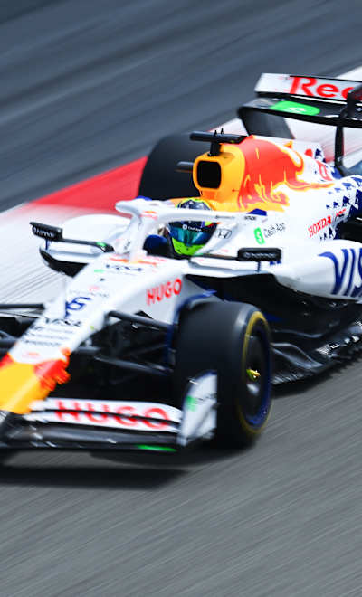 Isack Hadjar of France driving the (6) Visa Cash App Racing Bulls VCARB 02 on track  during day three of F1 Testing at Bahrain International Circuit on February 28, 2025.