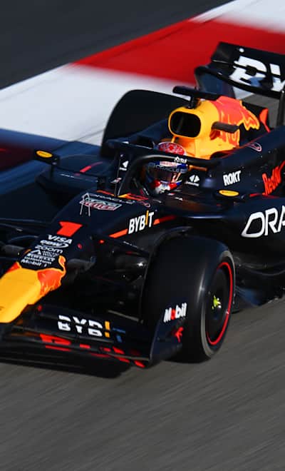 Max Verstappen driving the Oracle Red Bull Racing RB20 on track during day one of F1 Testing at Bahrain International Circuit on February 21, 2024 in Bahrain.