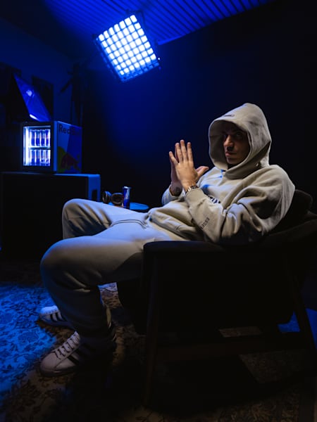 Marracash al Red Bull Studio Mobile