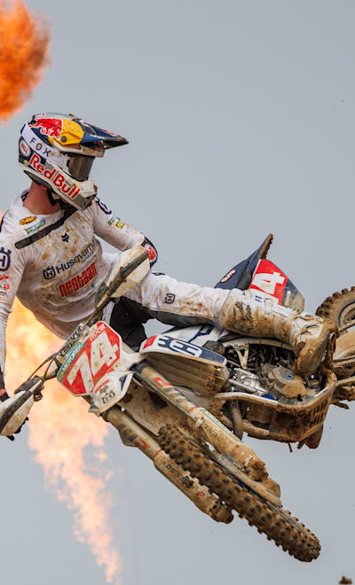 Kay De Wolf of The Netherlands and Nestaan Husqvarna Factory Team competes during the FIM MXGP Motocross World Championship in Intu Xandu, Spain on March 24, 2024..