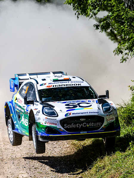 Jon Armstrong played catch up throughout the weekend in Estonia