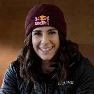 Nikita Ducarroz poses for a portrait at Daniel Dhers Action Sports Complex in Raleigh, North Carolina on February 1, 2021.