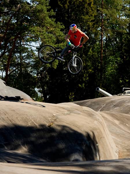 Martin Soderstrom riding in Stockholm, Sweden.
