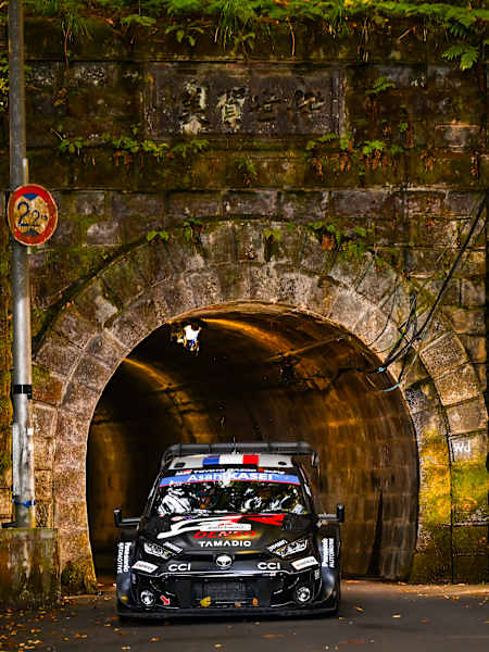 Ogier heads Toyota 1-2-3 after commanding Friday in Japan