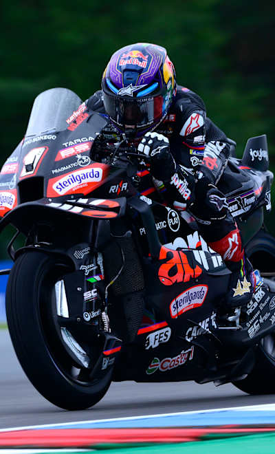 Jorge Martin at MotoGP World Championship Stop 12 on July 18, 2025 in Brno, Czech Republic.