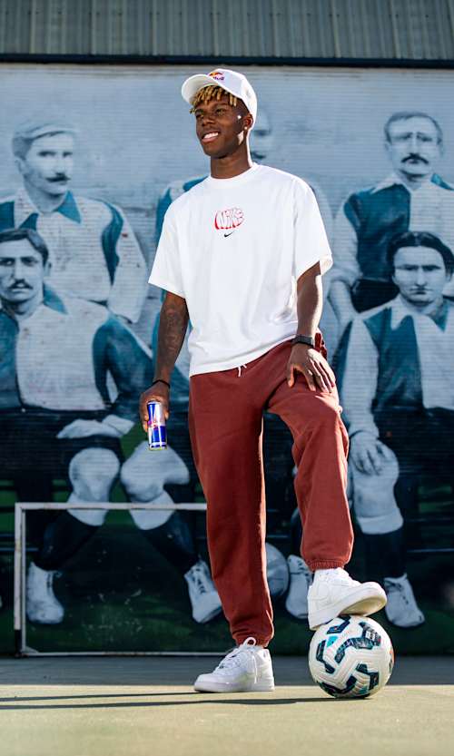 Nico Williams poses for a portrait in Bilbao, Basque Country, Spain on April 7, 2025.