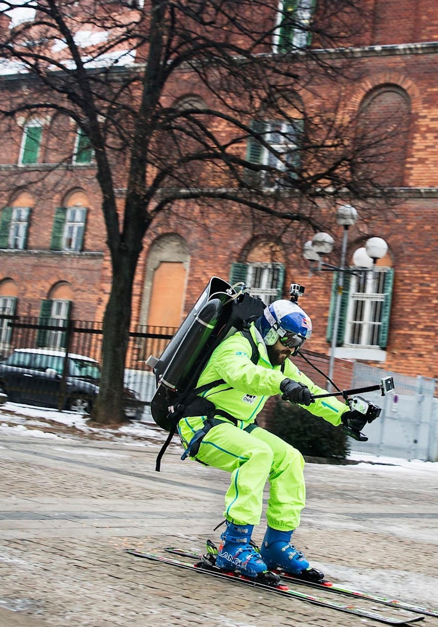 Making Of The Filip Flisar Ski Jetpack Stunt Video