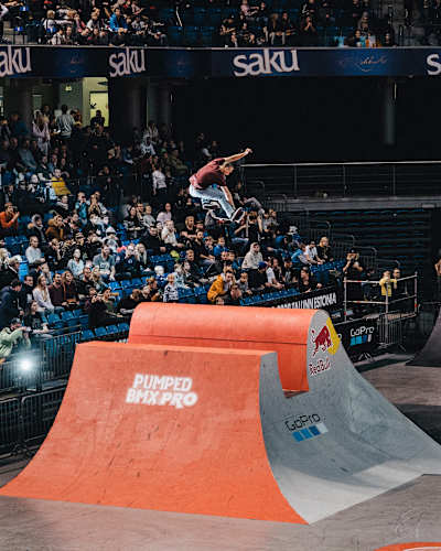 Joseph Garbaccio performs at the Simple Session in Tallinn, Estonia on February 03, 2019.