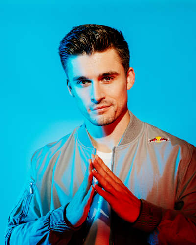 Ludwig poses for a portrait at the Red Bull Headquarters in Santa Monica, California, on January 5, 2024.