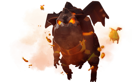 The Lava Hound from Clash Royale.