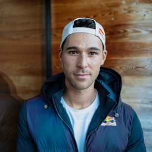 Kelvin van der Linde poses for a portrait at the APC in Thalgau, Austria on February 6, 2024.