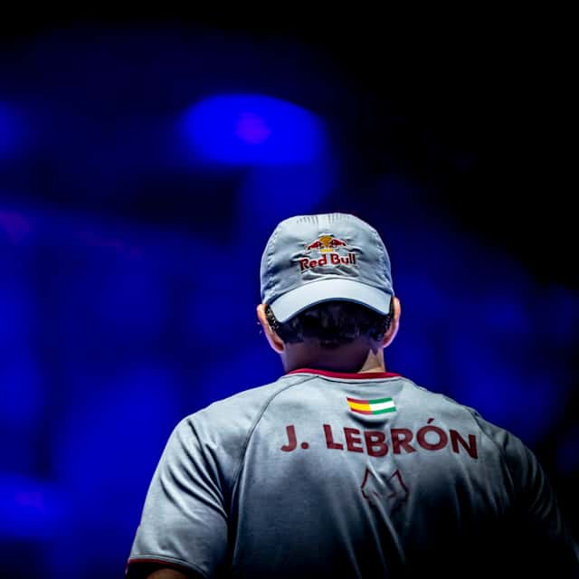 Juan Lebrón competes during the semi finals of the Premier Padel P1 in Madrid, Spain on September 7, 2024