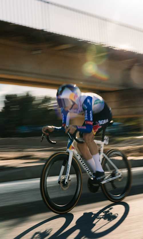Aleksandr Vlasov of Red Bull – BORA – hansgrohe during Stage 2 (ITT) (Carlet – Alginet) of 77th Volta Comunitat Valenciana in Valencia, Spain on Feb 05, 2026.