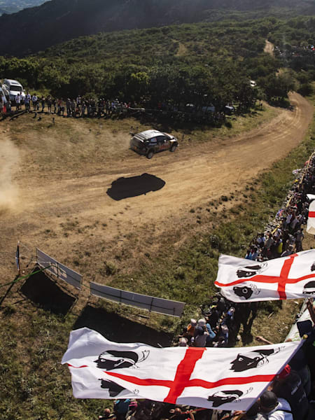 Krajobraz, w jakim przychodzi rywalizować kierowcom WRC podczas Rajdu Sardynii