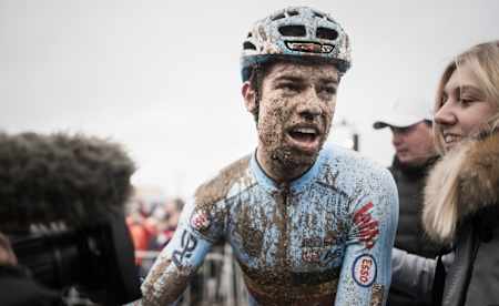 Wout van Aert as seen at the end of the 2017 CX World Championships in Bieles, Luxembourg.