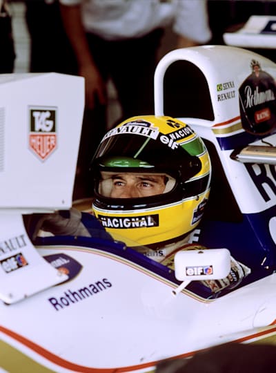 Ayrton Senna at the 1994 Pacific Grand Prix