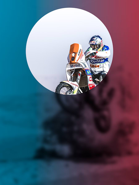 Francisco ‘Chaleco’ López, del equipo Red Bull KTM Factory Team, rueda en Erfoud, Marruecos, el 9 de octubre de 2013.