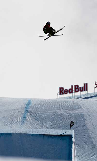Ulrik Samnoey performs at the Laax Open in Laax, Switzerland on January 19, 2024.