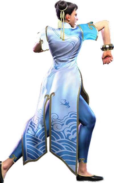 An image of the character Chun-Li from the game Street Fighter 6.