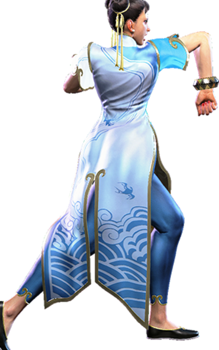 An image of the character Chun-Li from the game Street Fighter 6.