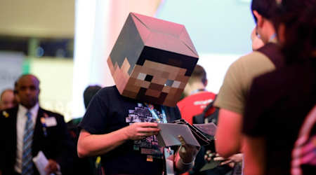 A Minecraft cosplayer in real life.