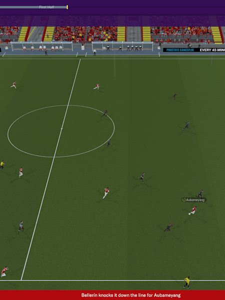 Football Manager 2020 pitch match engine