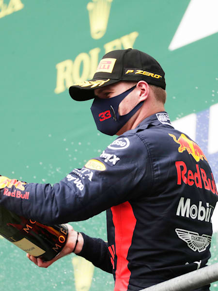 Spraying Some Spa Champagne