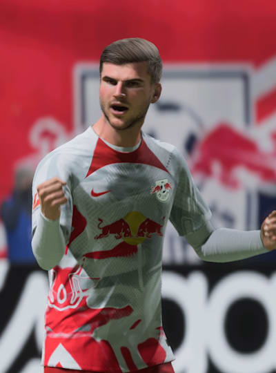 Timo Werner von RB Leipzig jubelt in FIFA 23