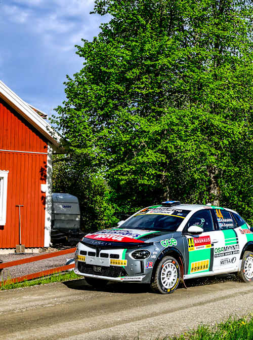 Aatu Hakalehto was in a class of his own on Saturday in Junior ERC