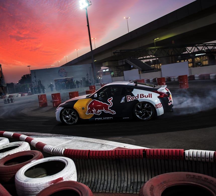 Drifting Red Bull