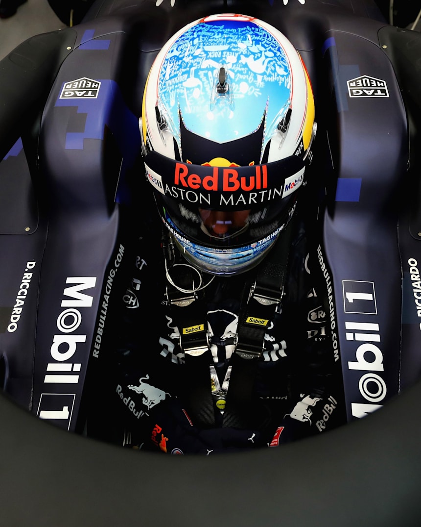 Alternative Red Bull Racing Driving Suits Infographic