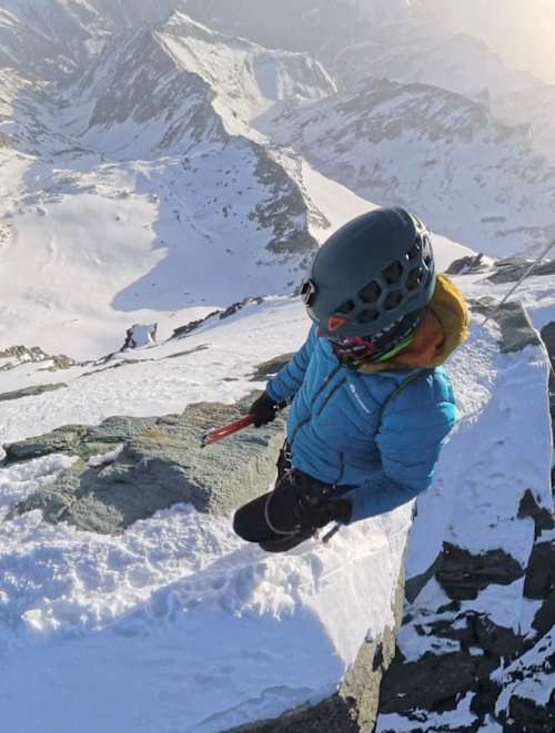 Juraj Koreň at the top of the Grossglockner