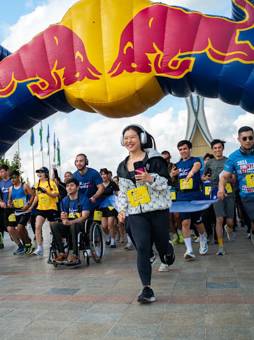Start seen during the Wings for Life World Run in Tashkent, Uzbekistan on May 10, 2026.