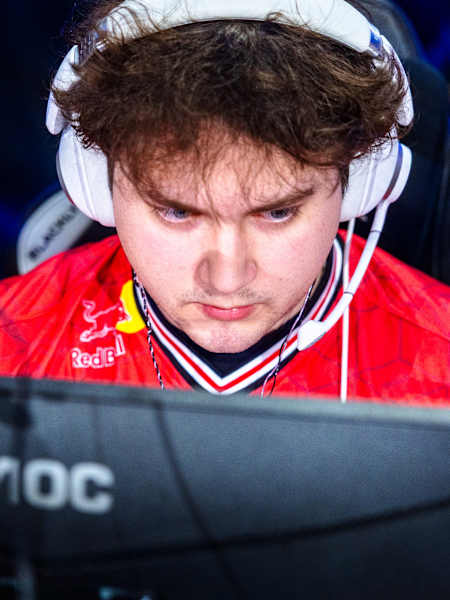 Player Kyu for SEN Academy at the Red Bull Home Ground Qualifier at Fan Expo Canada, on August 23 2025