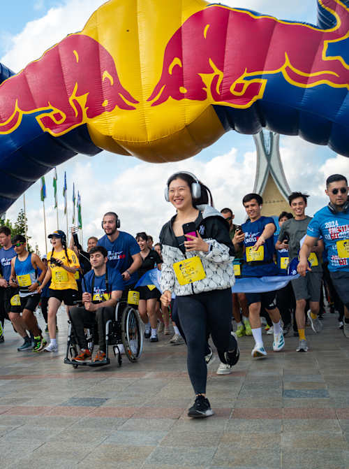 Start seen during the Wings for Life World Run in Tashkent, Uzbekistan on May 10, 2026.