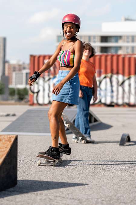 This crew strives to make everyone feel welcome in the skateboarding lifestyle.