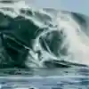 Una gigantesca parete d’acqua